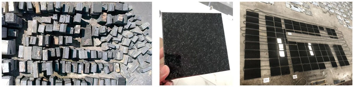 Finnish black granite stones Finnish black granite stones