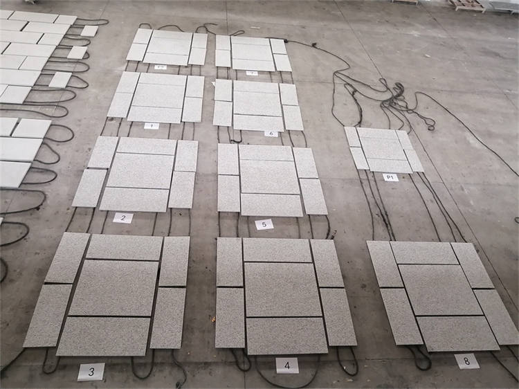 Jilin White G603 flamed tiles Jilin White G603 flamed tiles