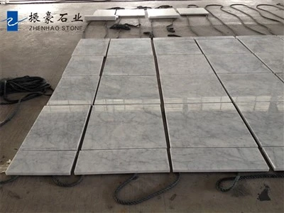 Полірована мармурова плитка Bianco Carrara